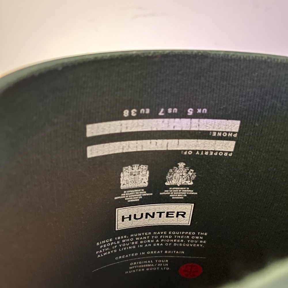 Hunter Tall Rain Boots - Picture 7 of 9
